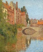 Charles Warren Eaton Bruges china oil painting artist